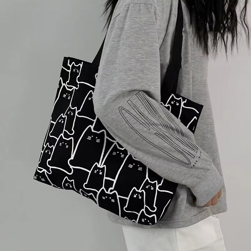 Cute Cat Canvas Bags