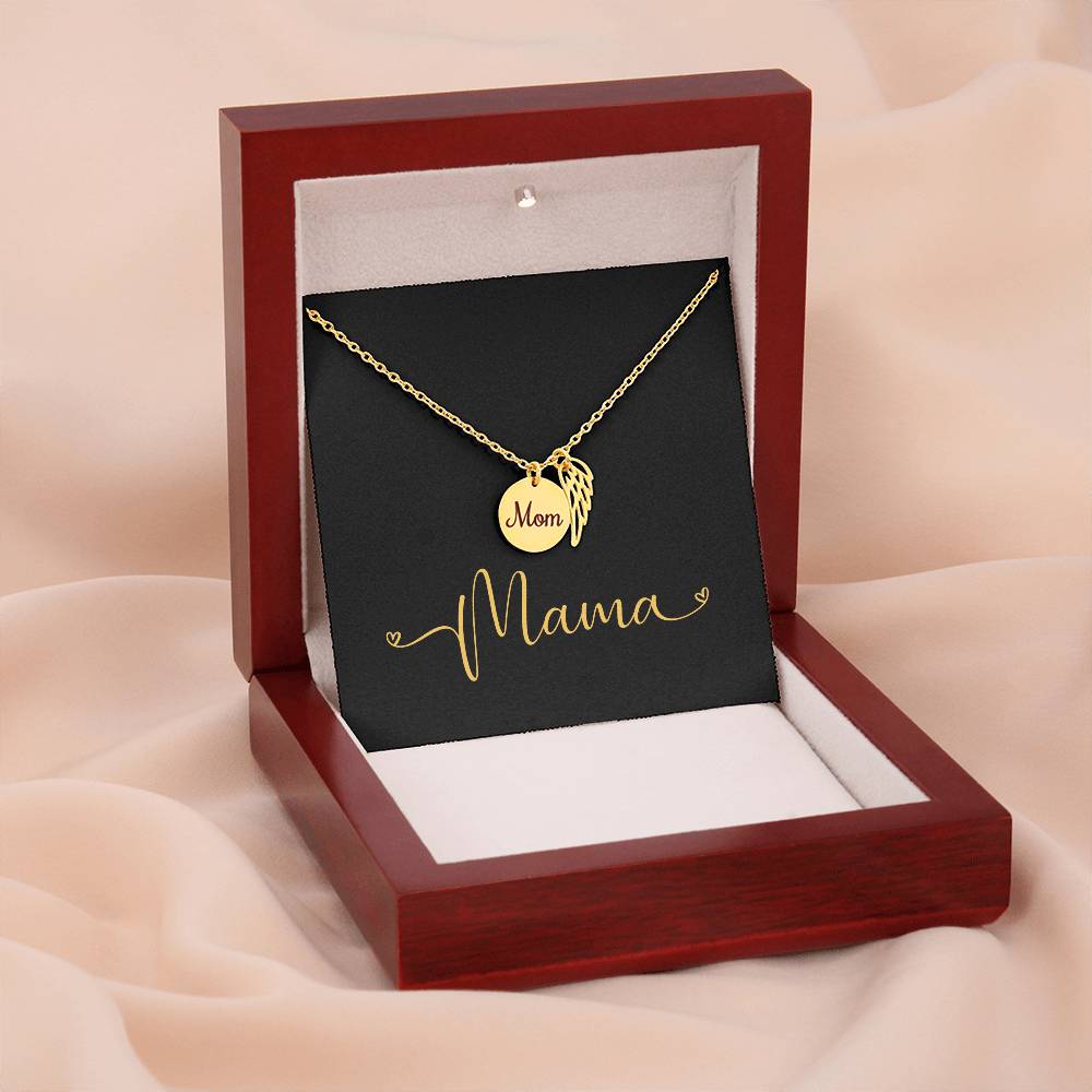 Mom Engraved Necklace