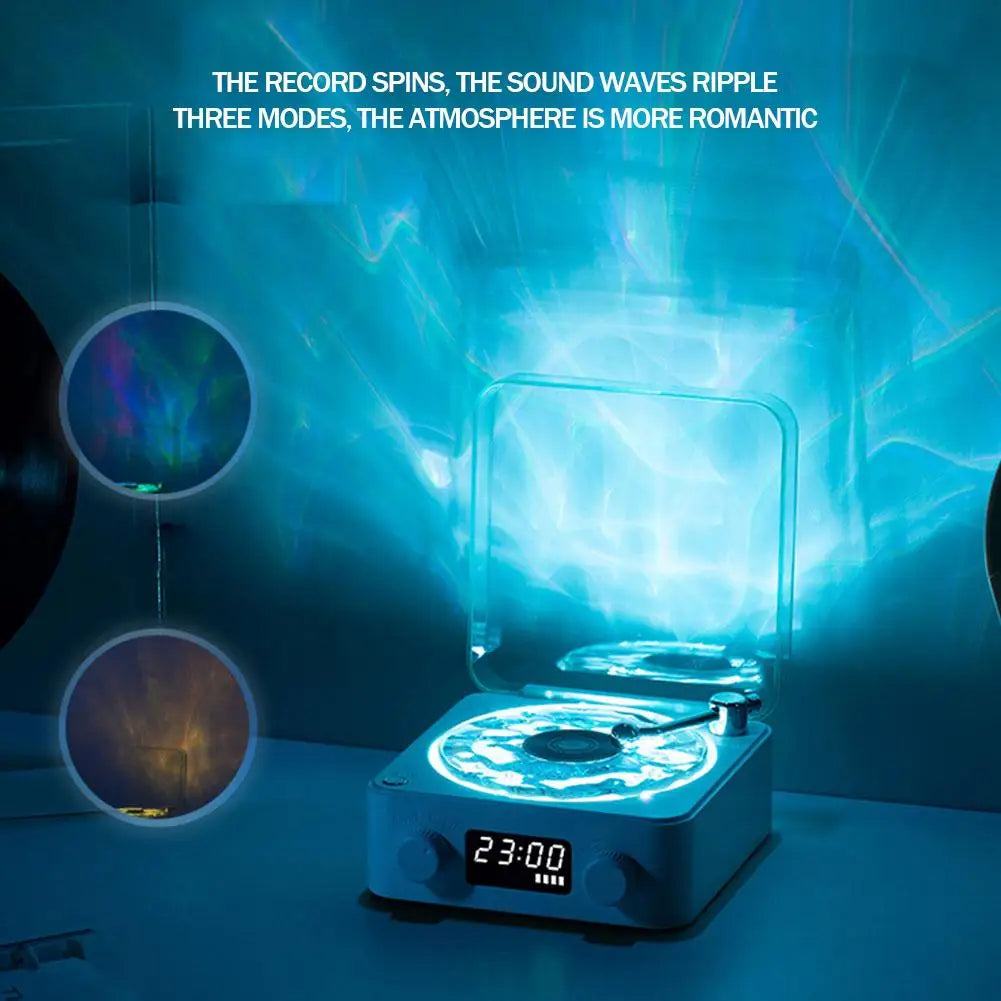 Vinyl Bluetooth Speaker with White Noise Retro
